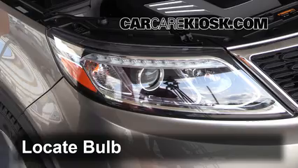 2014 Kia Sorento EX 3.3L V6 Lights Daytime Running Light (replace bulb)